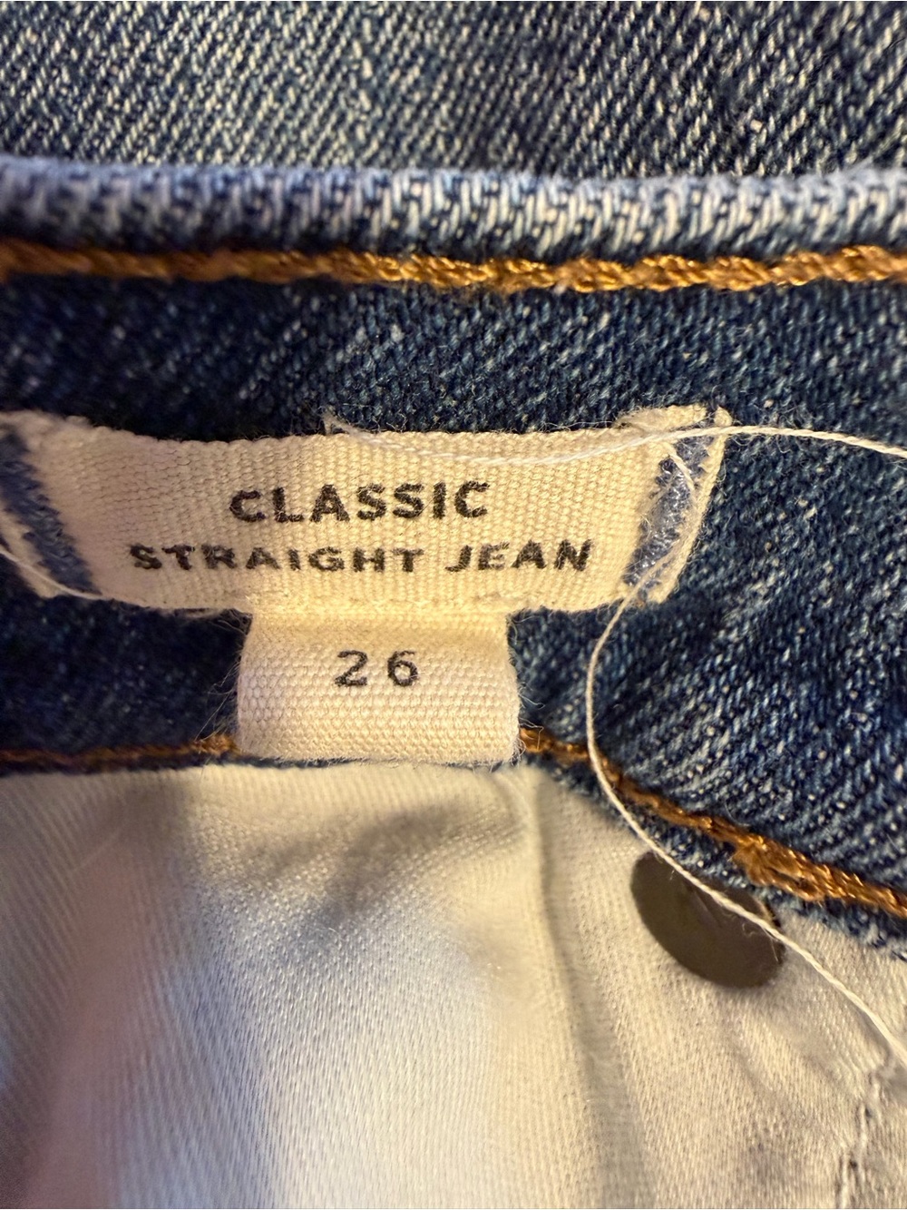 Madewell Classic Denim Straight leg Jeans - Picture 5 of 7
